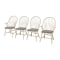  Windsor Dining Chairs white, grey