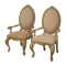 AICO AICO Lavelle Dining Arm Chairs pa