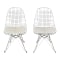 Modernica Modernica Case Study Wire Eiffel Chairs with Seat Pads nj