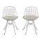 Modernica Modernica Case Study Wire Eiffel Chairs with Seat Pads discount