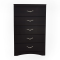 buy Bobs Furniture Bobs Furniture Black Five Drawer Wooden Chest online