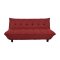 Red Tufted Futon Sofa Bed nyc