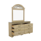Ashley Furniture Light Oak Dresser with Mirror / Dressers