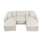buy Ashley Furniture Savesto Three-Piece Modular Sofa with Ottomans Ashley Furniture Sofas