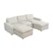 Ashley Furniture Ashley Furniture Savesto Three-Piece Modular Sofa with Ottomans nj