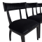 A & X Casa Luxury Collection A & X Casa Luxury Collection Art Deco Black Dining Chairs nj