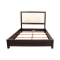 Ethan Allen Ethan Allen Wood and Cream Upholstered Queen Bed Frame coupon