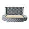 Furniture World Modern Round King Storage Bed  / Bed Frames