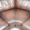 Raymour & Flanigan Brown Leather Sectional Raymour & Flanigan