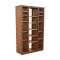 shop Room and Board Woodwind Walnut Double Open-Back Bookcase Room and Board