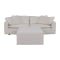 Restoration Hardware Restoration Hardware Cloud Sofa with Ottoman  nj