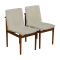 West Elm West Elm Framework Upholstered Dining Chairs  used