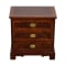 shop Hekman Wood Three-Drawer End Table Hekman