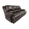 Ashley Furniture Black Leather Reclining Couch sale