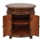 Ethan Allen Ethan Allen Oval Storage End Table pa