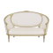  White Victorian Settee nyc