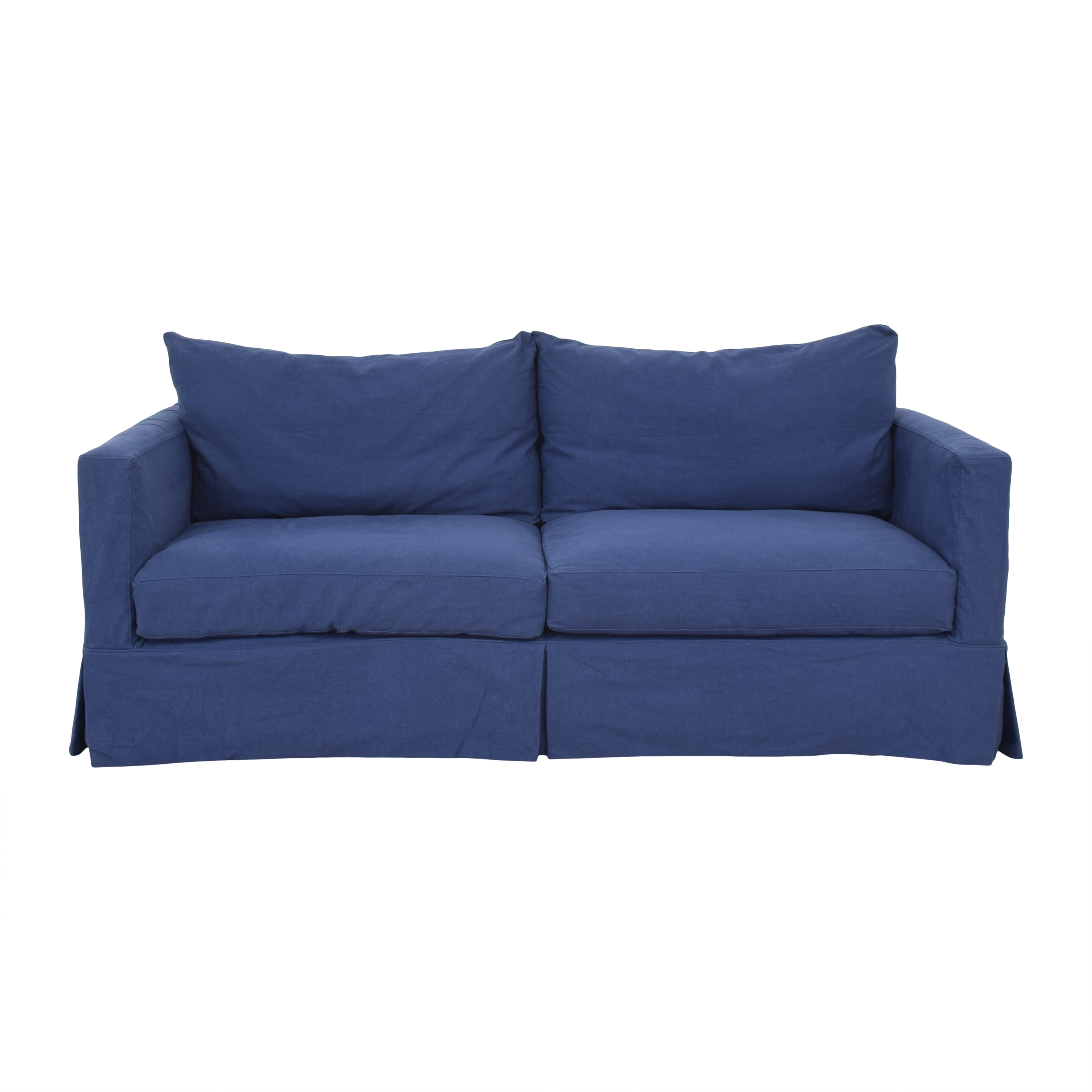 Crate & Barrel Willow Modern Slipcovered Sofa | 49% Off | Kaiyo