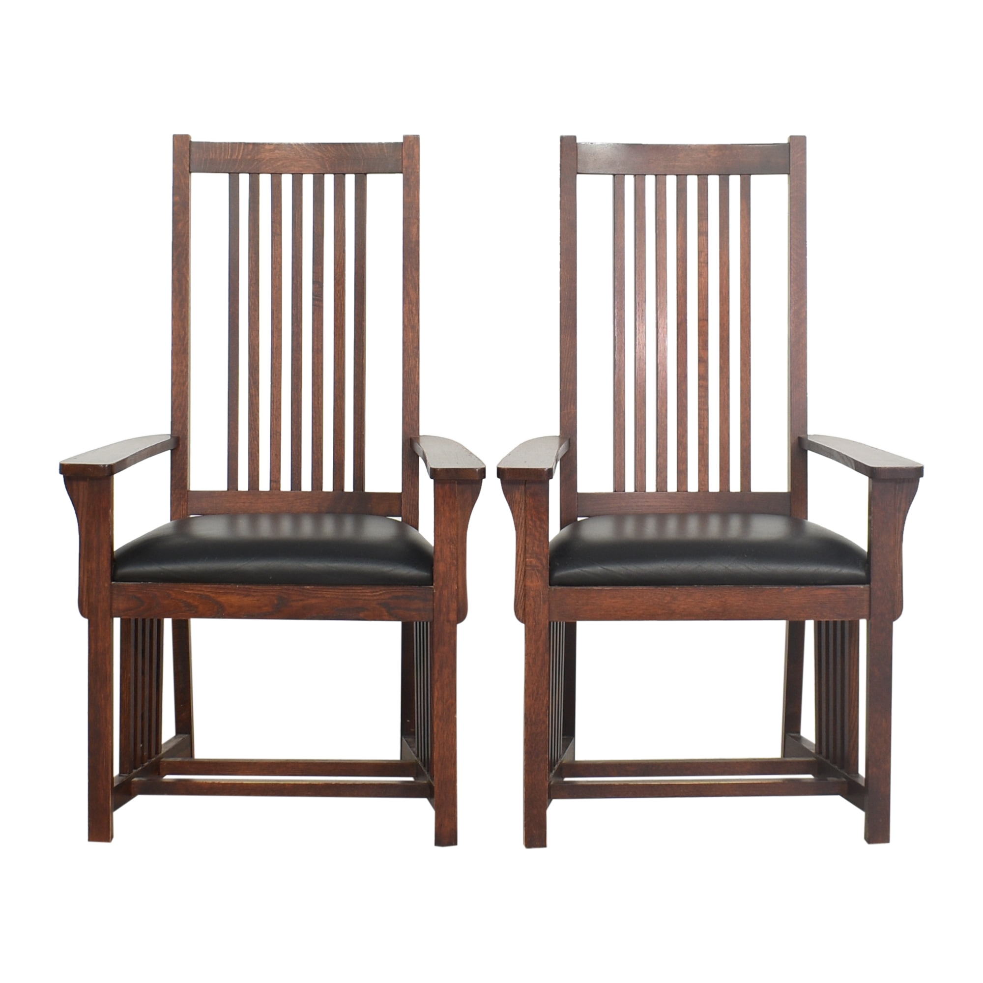 Le Meuble Villageois Mission Dining Arm Chairs | 62% Off | Kaiyo