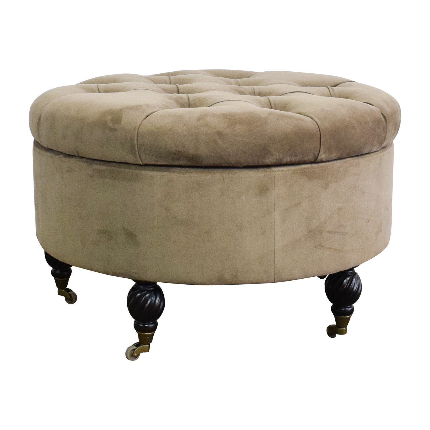 Frontgate Collette Tufted Storage Ottoman, 49% Off