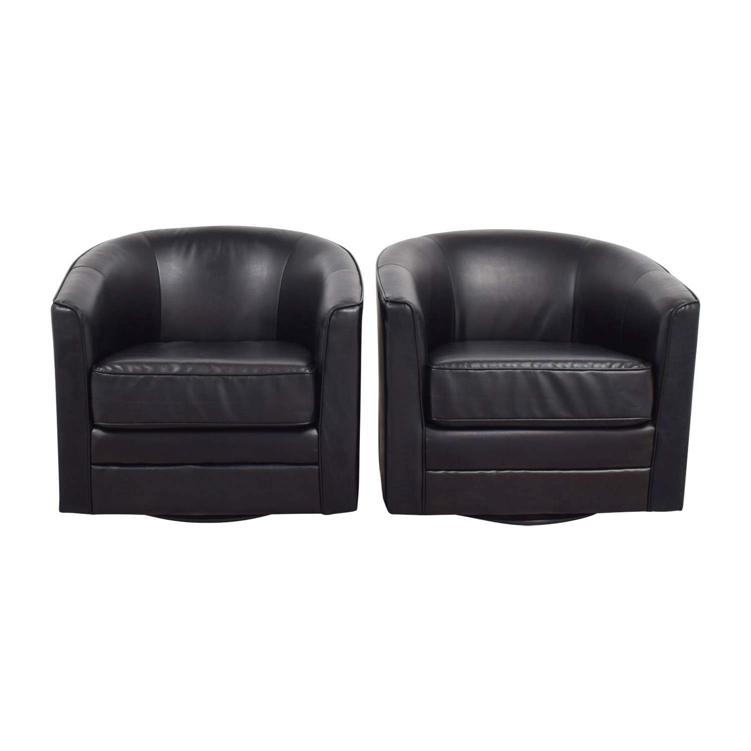 85 OFF Bob's Discount Furniture Bob's Furniture Black Leather Arm