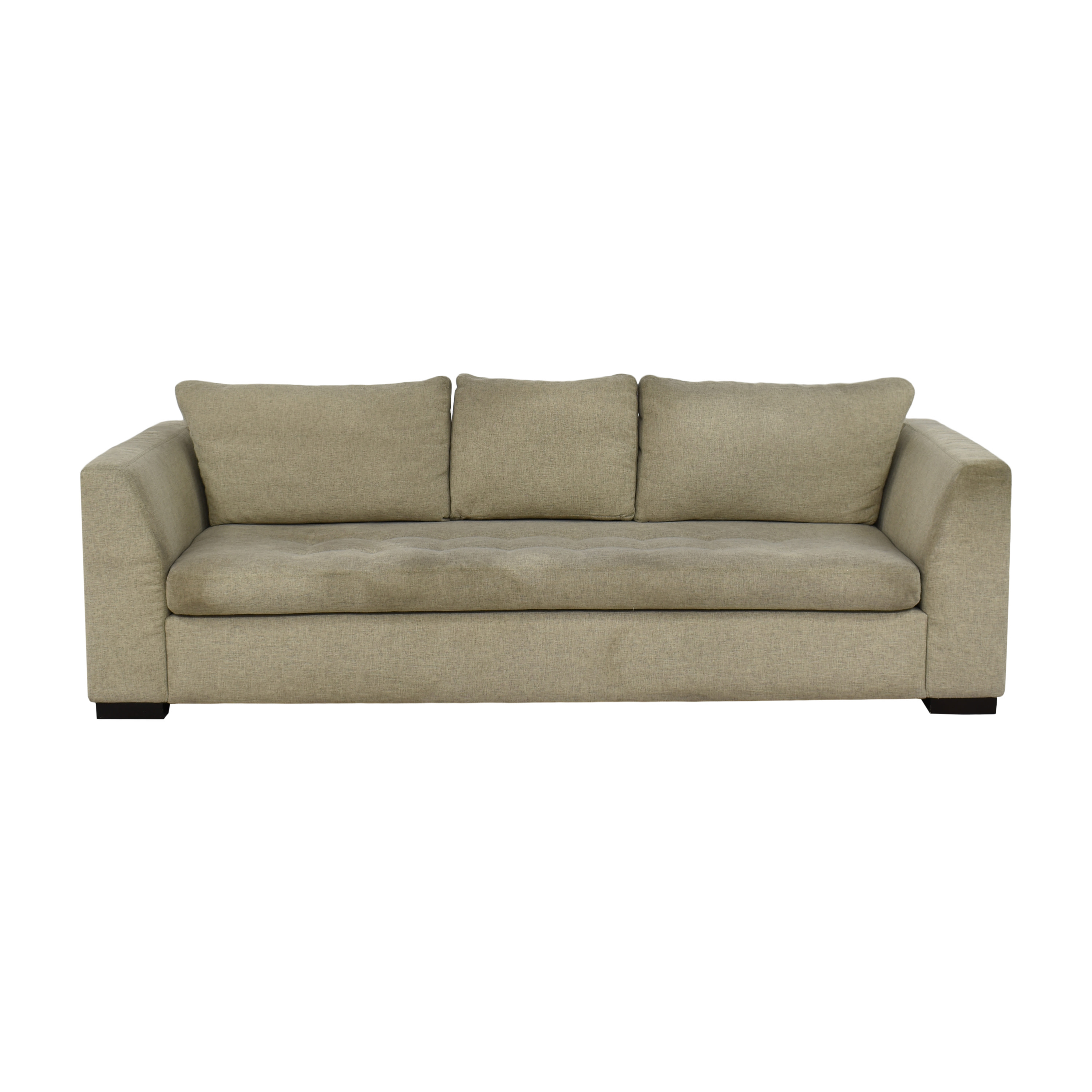 American Leather Modern Bench Seat Sofa 