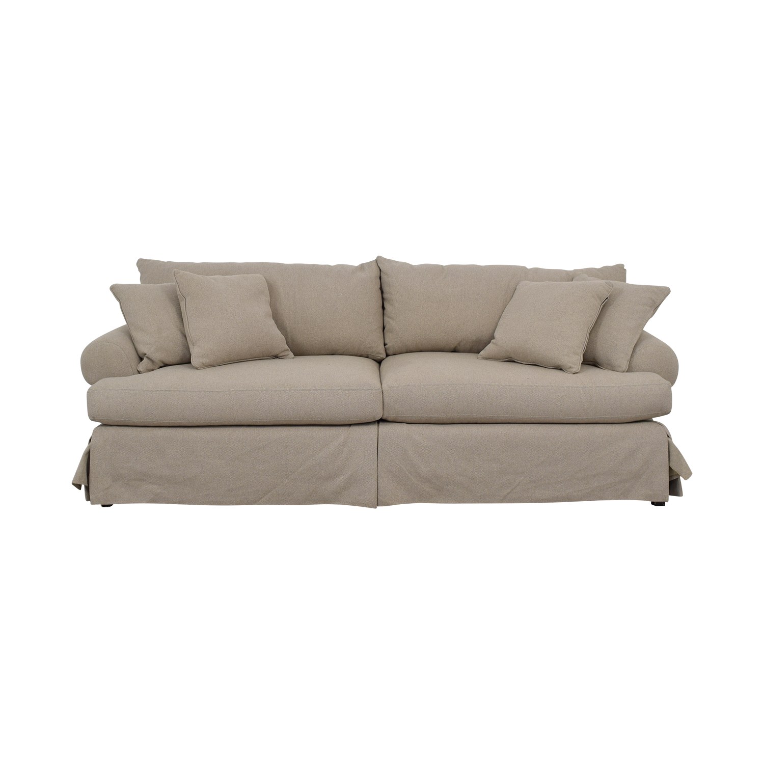 Neiman Marcus Keystone Grey Two-Cushion Sofa, 61% Off