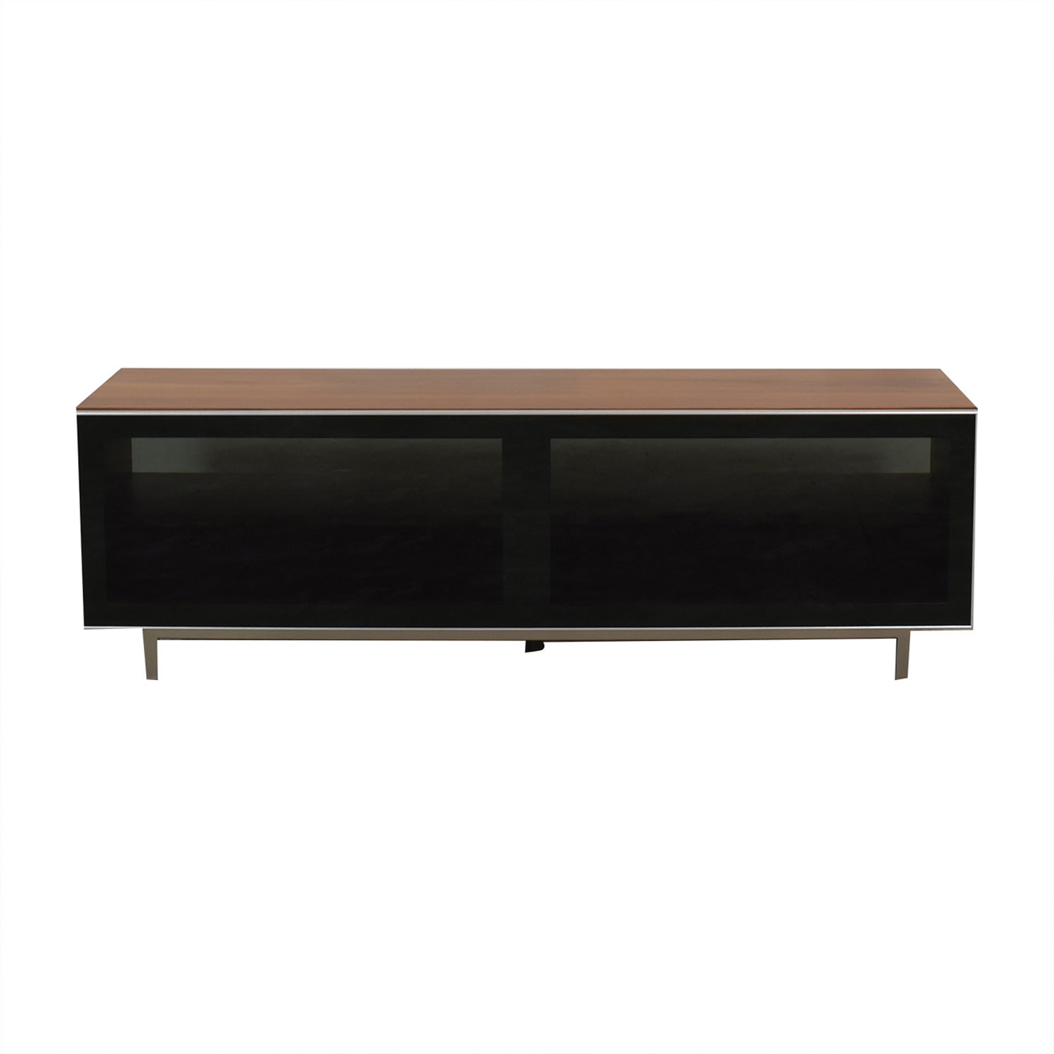 BoConcept Volani Walnut Veneer and Smoke Glass Media Unit