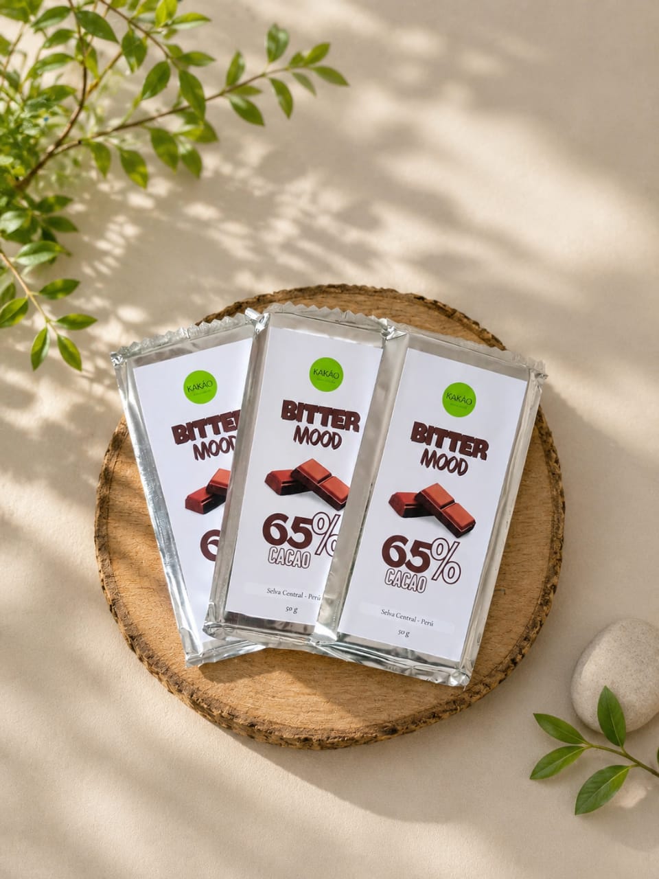 Bitter Mood: Tableta chocolate 65% Cacao