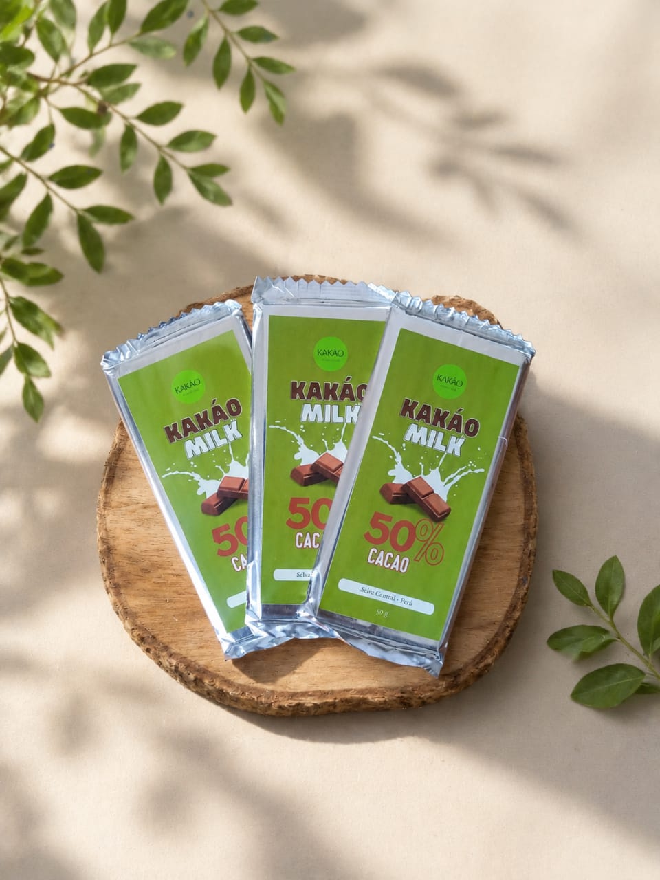 Kakáo Milk: Tableta chocolate con leche 50% cacao