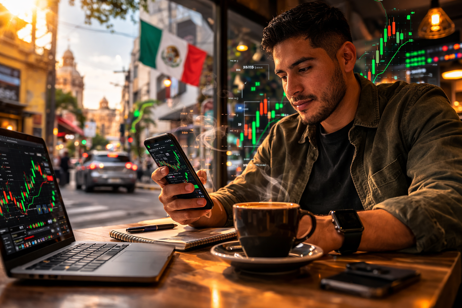 Sin jefe, sin oficina y desde el celular: así están generando lana los mexicanos en Forex