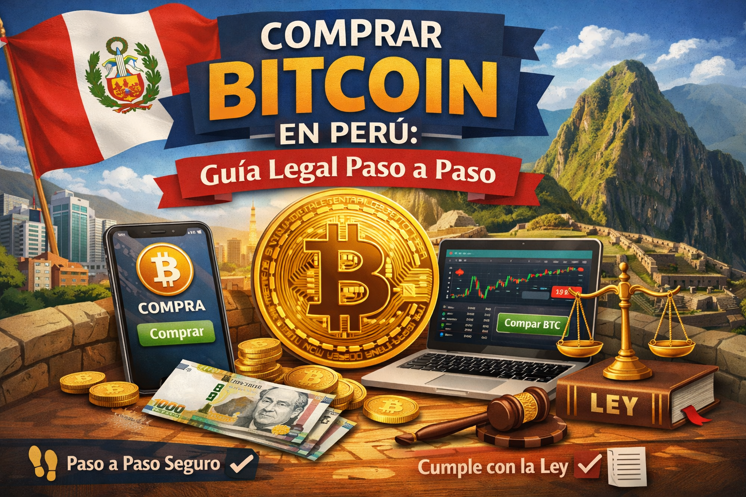 Comprar Bitcoin en Perú: guía legal paso a paso