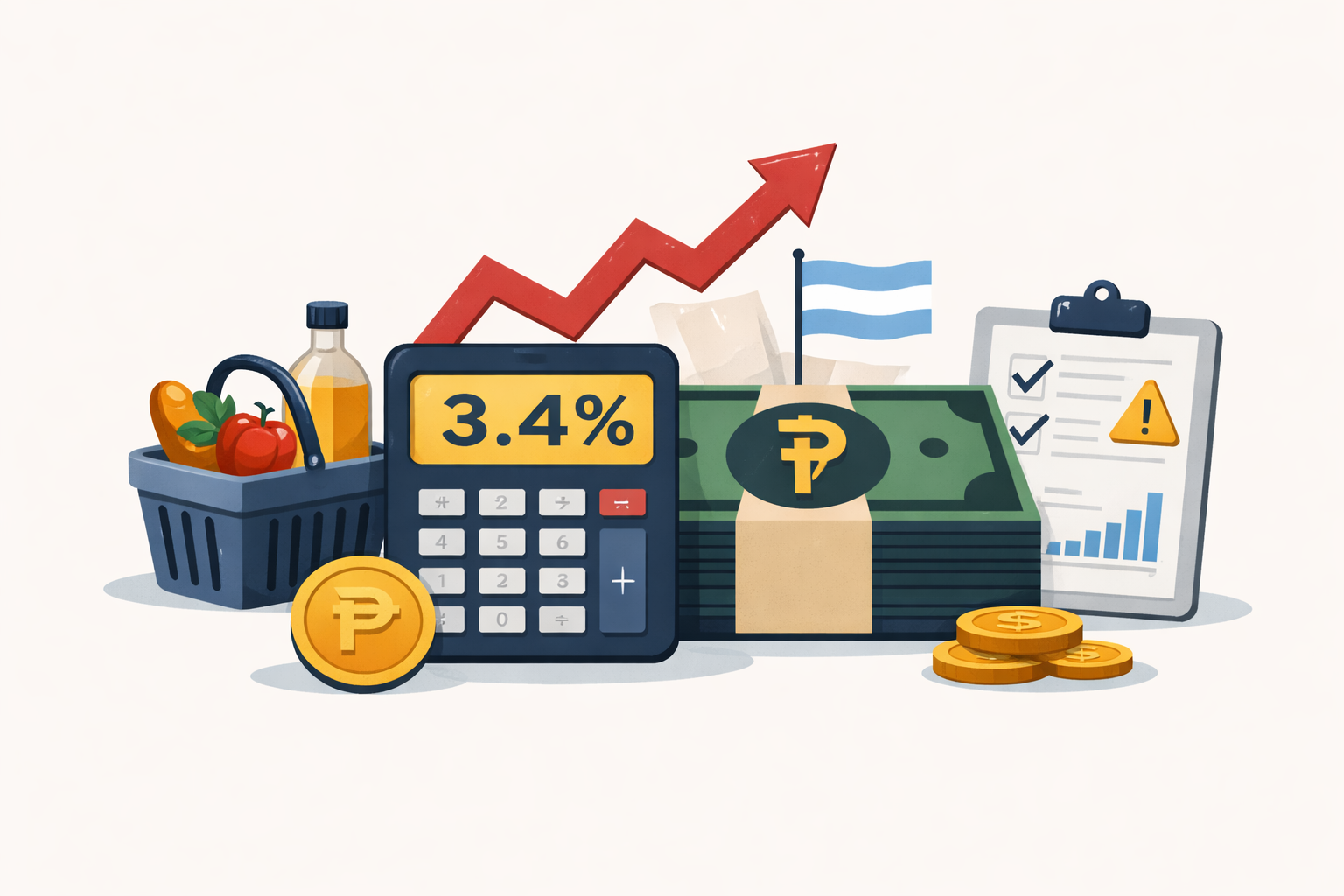 Inflación de marzo al 3,4%: qué hacer con tus pesos