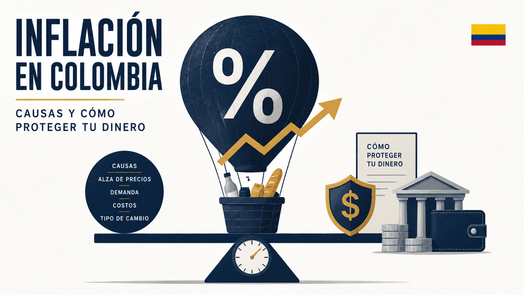 Inflación en Colombia: causas y cómo proteger tu dinero