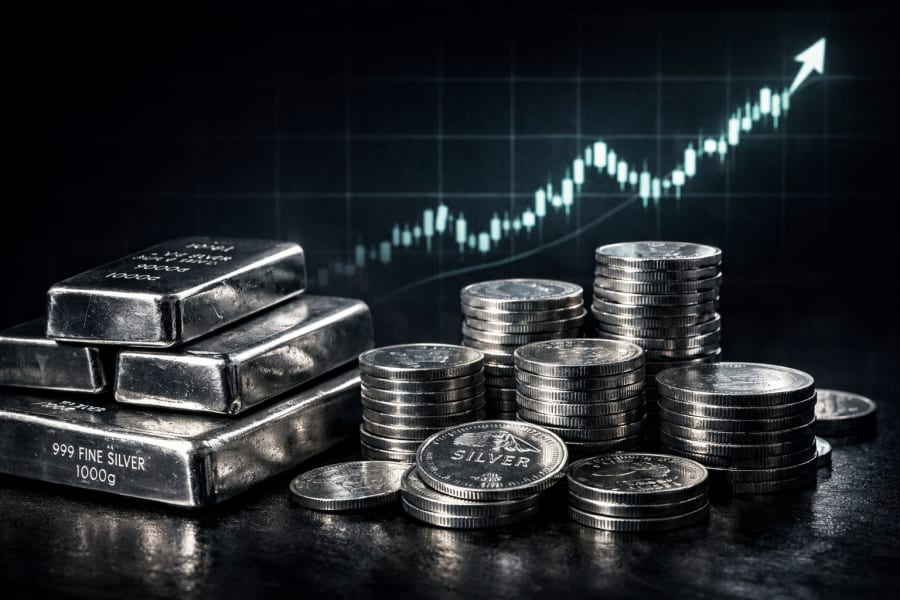 La plata subió 140%, tocó $121 y en un mes ya estaba a $83. ¿Qué está pasando?