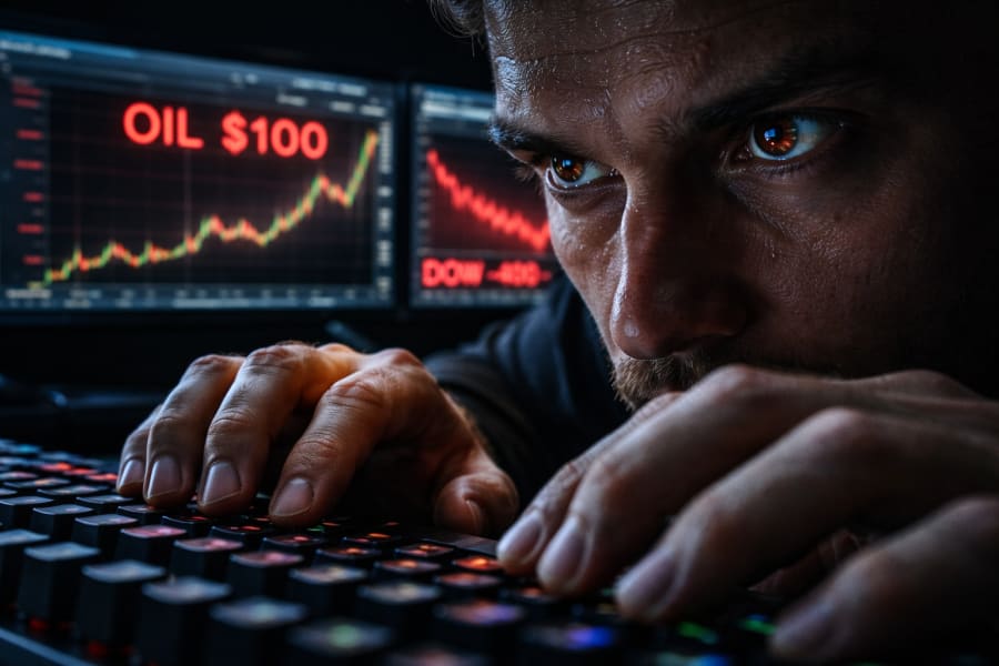 Petróleo sobre $100 y Wall Street cae: qué hacer hoy