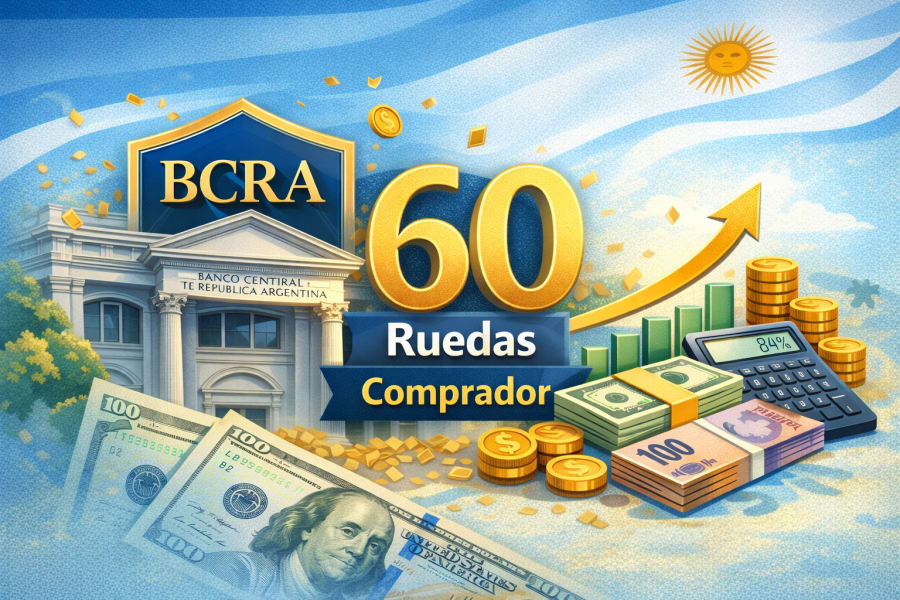 Dólar en Argentina: BCRA cumple 60 ruedas comprador