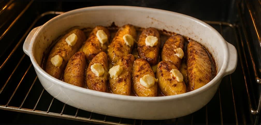 Ofengebackene Karamell-Ananas mit Kokosmilch – Zubereitung Schritt für Schritt – Ananas backen