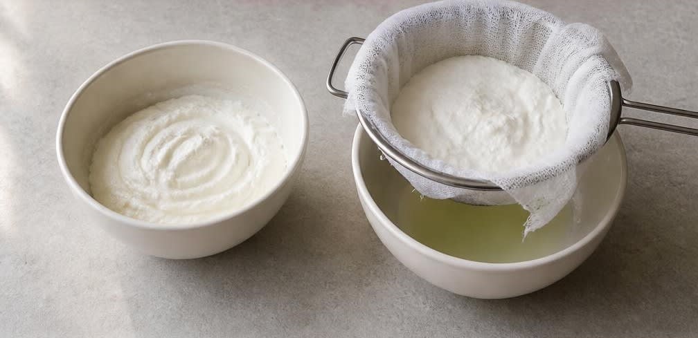 Libanesisches Labneh-Brot mit Radieschen – Zubereitung Schritt für Schritt – Labneh herstellen