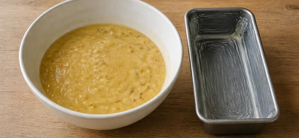 Saftiges Bananenbrot aus ungebleichtem Weizenmehl – Zubereitung Schritt für Schritt – Bananenmasse herstellen