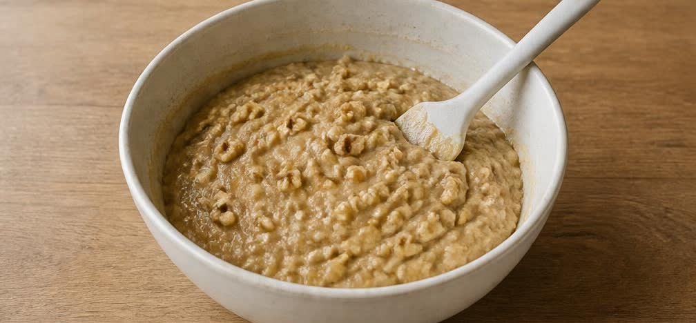 Saftiges Bananenbrot aus ungebleichtem Weizenmehl – Zubereitung Schritt für Schritt – Teig mischen