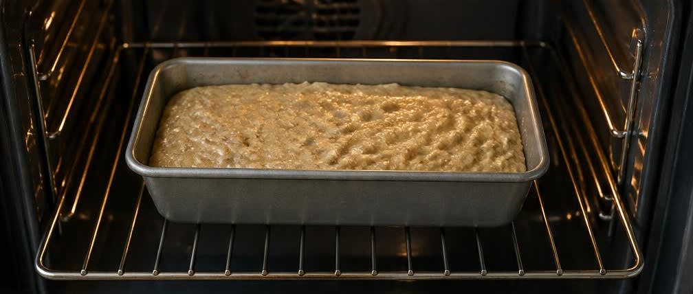 Saftiges Bananenbrot aus ungebleichtem Weizenmehl – Zubereitung Schritt für Schritt – Im Ofen backen
