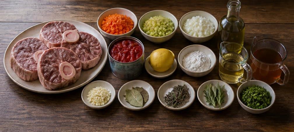 Ossobuco scharf angebraten und sanft geschmort – Zutaten