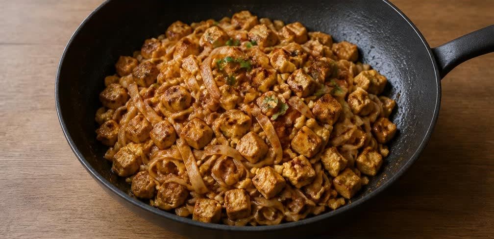Pad Thai mit durchgegartem Ei – Zubereitung Schritt für Schritt – Pad Thai schwenken