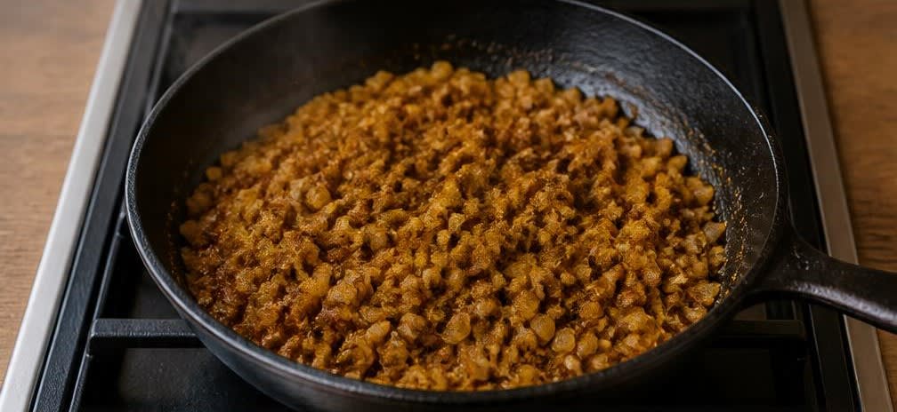 Authentisches Chana Masala mit frischem Zitronenkick – Zubereitung Schritt für Schritt – Gewürze anrösten