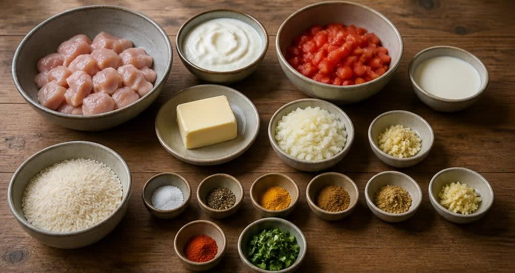 Butter Chicken mit Pfeffer im Kurkuma-Rub – Zutaten