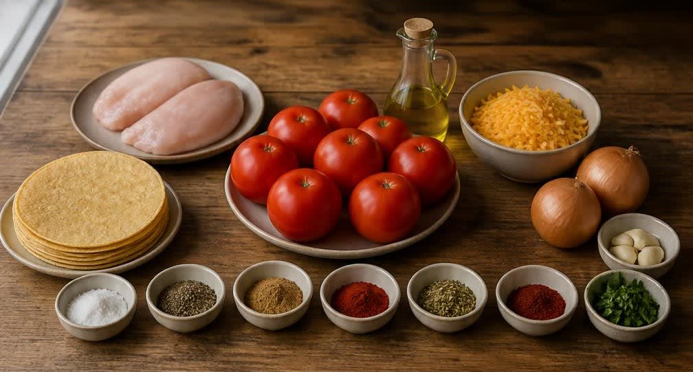 Enchiladas mit frischer Tomatensauce – Zutaten