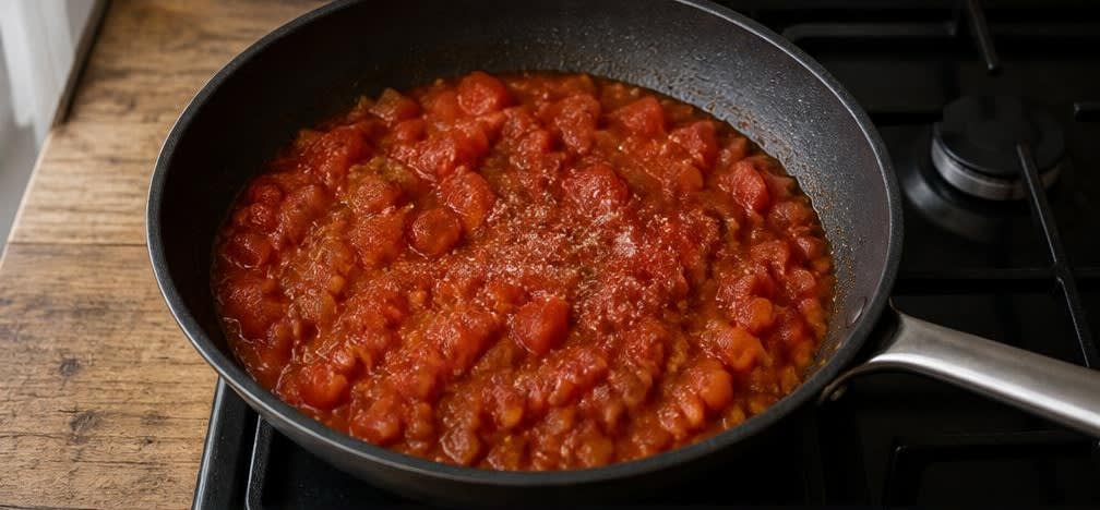 Enchiladas mit frischer Tomatensauce – Zubereitung Schritt für Schritt – Tomatensauce herstellen
