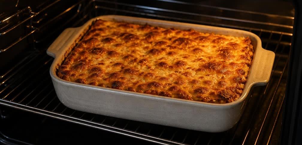 Lasagne mit Béchamel aus nicht homogenisierter Milch – Zubereitung Schritt für Schritt – Im Ofen backen