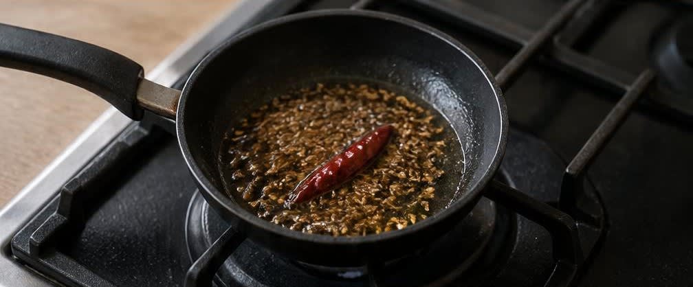 Dal Tadka aus eingeweichten Linsen – Zubereitung Schritt für Schritt – Tadka herstellen