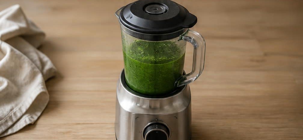 Palak Paneer mit blanchiertem Spinat und Basmatireis – Zubereitung Schritt für Schritt – Spinatpüree herstellen